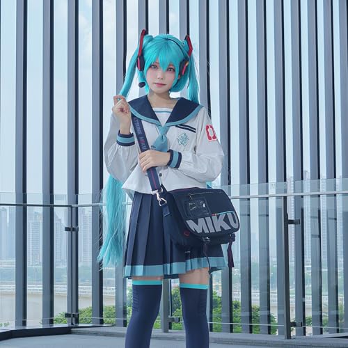 Hatsune Miku Crossbody Messenger Bag - Black 5 - Collaboration Series