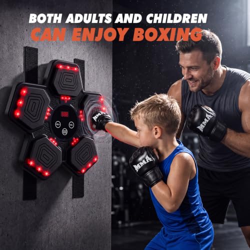 Liunkeng Red Bluetooth Boxing Machine Toy for Kids & Adults - Interactive Fitness Equipment