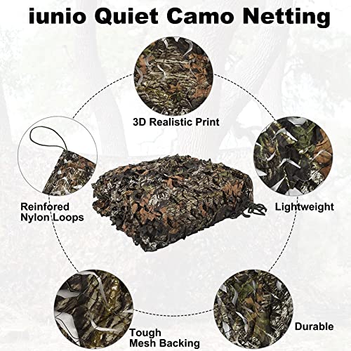 Camouflage Netting for Hunting & Outdoor Use - Maple Leaf Pattern, 5ft x 65ft