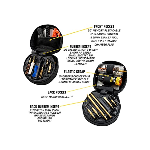 Otis .223/5.56 Gun Cleaning Kit with Ripcord & Accessories - Original Set+