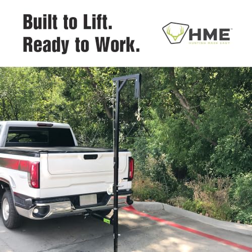 HME Truck Hitch Game Hoist Kit with Winch & Gambrel - 400 lb Capacity, Variation: Game Hoist