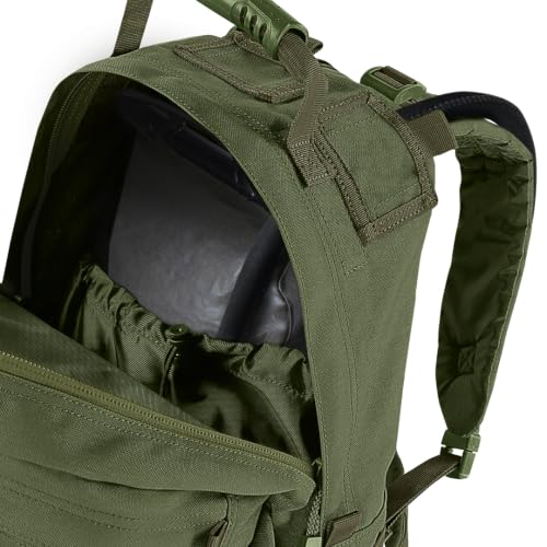 Condor Outdoor Medium Black Backpack with Compression Straps & Padded Handle