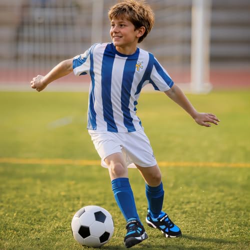 Kids Tennis Shoes Non-Slip Running Sneakers Lightweight Breathable Boys Girls 12 Little Kid / X-Black Blue