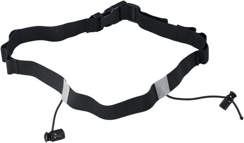 Leadigol Race Number Belt - Reflective Running Bib Holder with 6 Gel Loops | 2-Piece Set for Triathlon & Marathon
