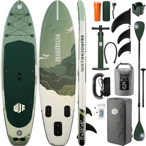 Inflatable Stand Up Paddle Board 11ft Ultra-Light 550lbs Capacity with Accessories
