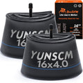 Heavy Duty 16x4.0 E-Bike Inner Tube AV32 Schrader Valve – 2 Pack