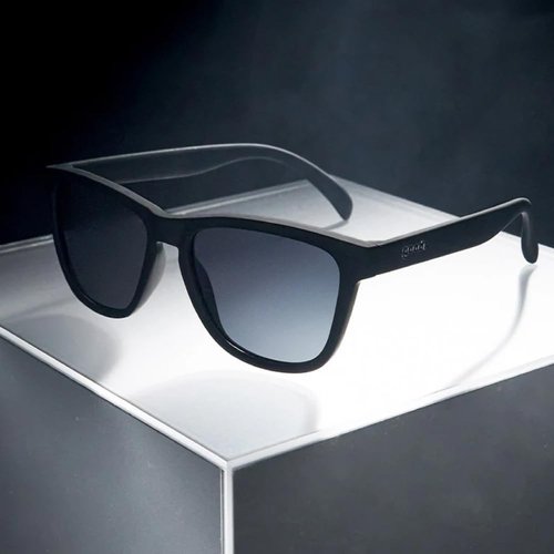Goodr Polarized Sunglasses - A Unicorn's Calamity | Medium Size, Black Frames, UV400 Protection
