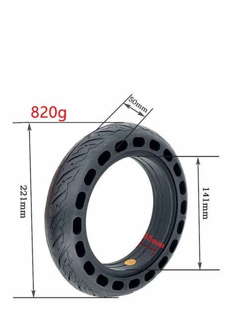 9 Inch Solid Honeycomb Tire 9 * 2 Tire Compatible with Ninebot E22 Electric Scooter Solid Rubber Tire Accessories