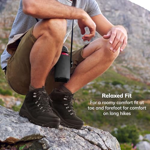 Men's Waterproof Work Boots with Memory Foam Insoles - Skechers Relment Pelmo