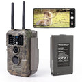 GardePro E6 2.0 Pro WiFi Trail Camera - 4K Video, Rechargeable Battery