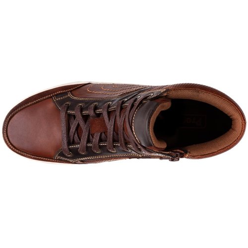Propét Men's Kenton Mid-Cut Skate Shoe, Brown, 9.5 Medium US