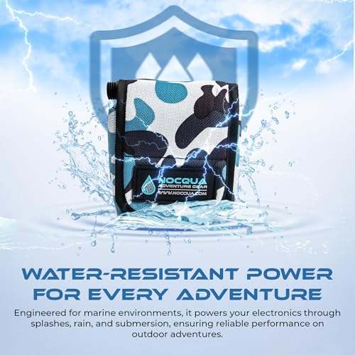 12V Lithium Marine Battery Kit - 10Ah Portable Power for Kayaks & Outdoor Electronics - Nocqua