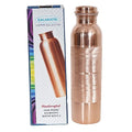 Copper Water Bottle 34 Oz Leak Proof with Pitambari Powder - Pure Copper Bottle