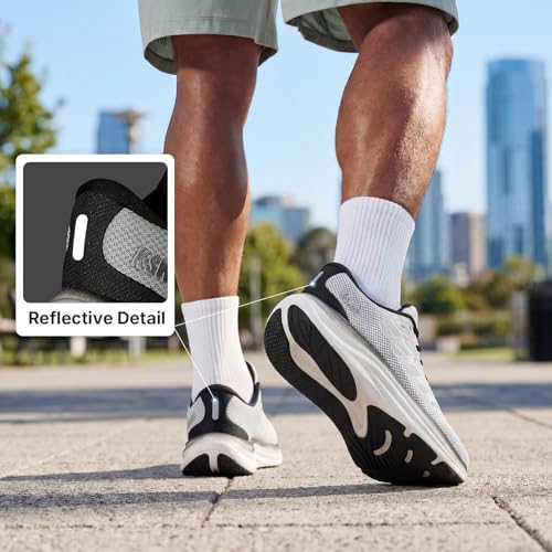 K-Swiss Men's Shadx Running & Walking Sneakers - White/Grey/Black, Size 11