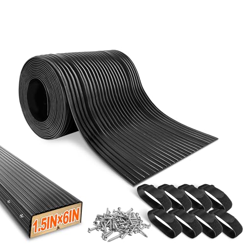 Desunqin Waterproof Boat Trailer Bunk Wrap Kit 1.5 x 6 in x 24 ft with Screws & Straps