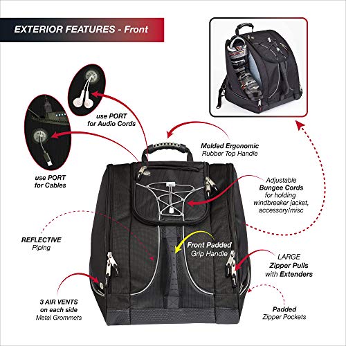 Athalon Graffiti Ski & Snowboard Boot Bag Backpack – Adventure Ready Gear Carrier