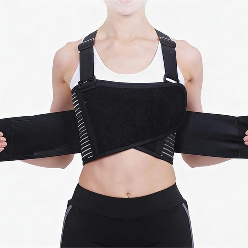 XXL Rib Support Belt for Ribs & Chest - Broken Rib & Sternum Injury Brace