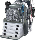 Piscifun Camouflage Fishing Tackle Backpack with 2 Rod Holders, 4 Boxes & Rain Cover - VEIL Model
