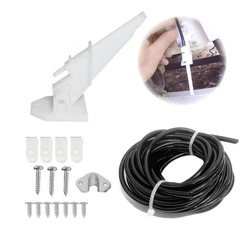 Marine Boat Speedometer Pitot Kit, Automatic Kick-up Tube Assembly Up to 80 MPH (Speedometer Pitot Kits)