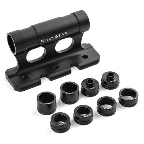 doorslay Mount Bike Rack, Bicycle Front Fork Fixed Clip,Fork Mount Bike Block with 4 Sizes Adapter for Outdoor Travel