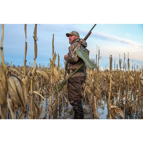 Waterfowl Hunting Seat - Ergonomic Adjustable Marsh Stool with Rotating Support