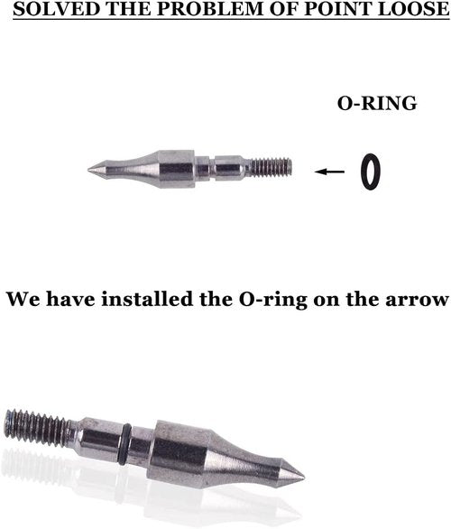 Carbon Hunting Arrows - 31" Archery Target Practice with 5" Turkey Feathers | Spine 500, Pack of 12