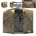 SUMSEEK 2-3 Person Double Door 360° See-Through Hunting Blind for Deer & Game