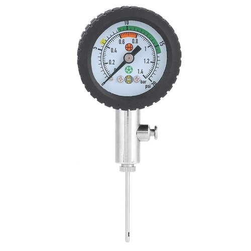 Ball Pump with Pressure,Stainless Steel Air Pressure Barometer Tool Ball Pressure Test for Basketball Soccer Rugby Ball Volleyball and Other Balls Ball