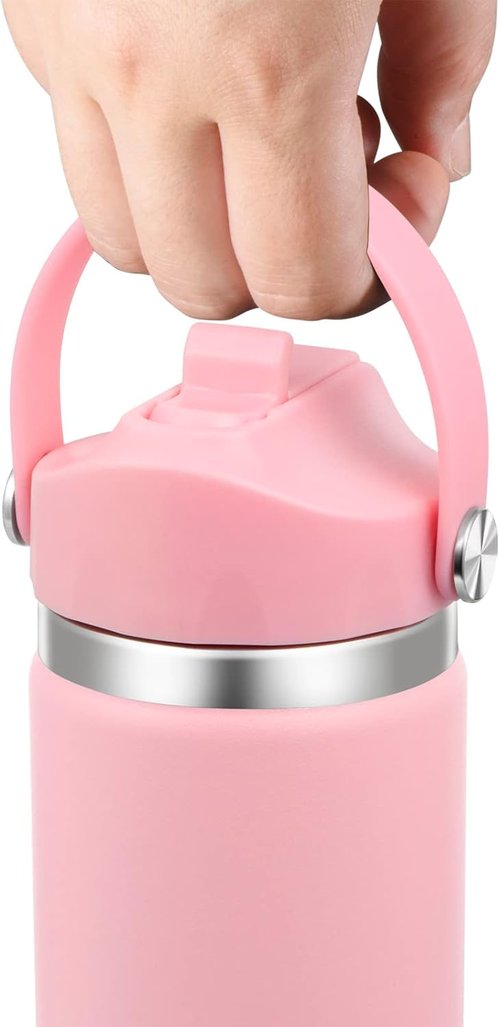 Hydro Flask Straw Lid - Replacement Cap with Flex Handle for 12-40 oz Wide Mouth Bottles