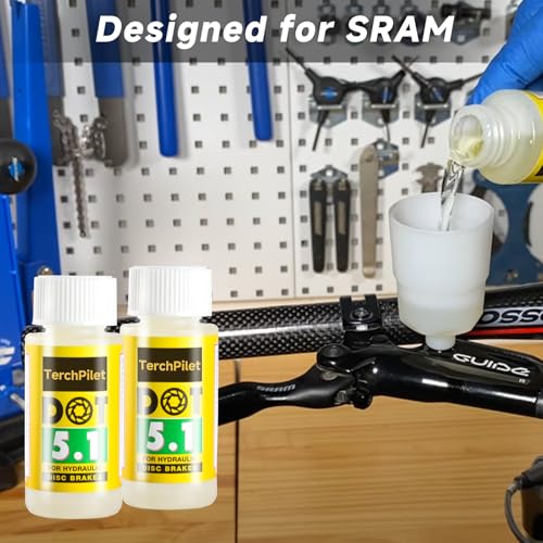 High Performance DOT 5.1 Brake Fluid for Bicycle Hydraulic Disc Brakes 120ml