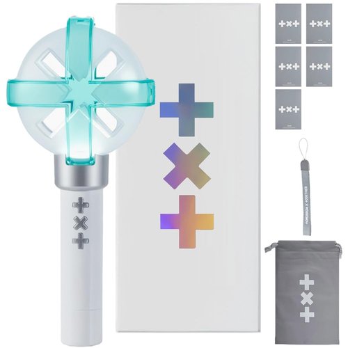 SAYZER TXT Lightstick Official Ver 2 with 5 Photocards, Standard, White