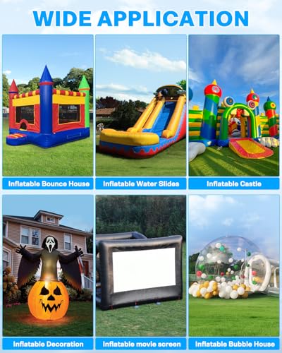 CooTentler 550W/0.73HP Portable Inflatable Bounce House Blower Pump