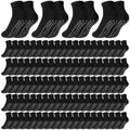Liitrsh Non Slip Pilates Grip Socks - Bulk Black 60 Pairs