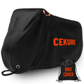 Bike Cover WaterProof Outdoor 210D, 1-2 Bikes Stationary - Heavy Duty Oxford Tear Resistant and Windproof Outdoor Storage Bicycle Cover, Bike Cover for Ebikes Comes with Carry Bag