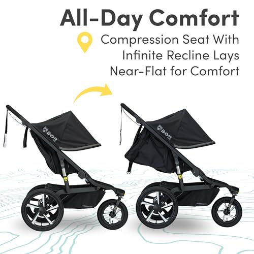 BOB Gear Alterrain Pro Jogging Stroller - Black, All-Terrain, Foldable