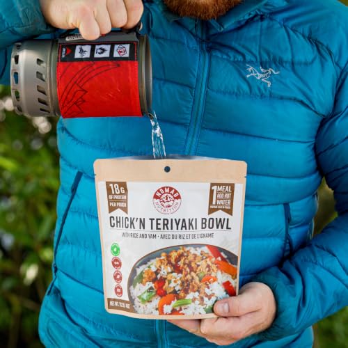 Nomad Nutrition Chick'n Teriyaki Freeze-Dried Backpacking Meal - Plant-Based, Vegan, 112g - Variation 1