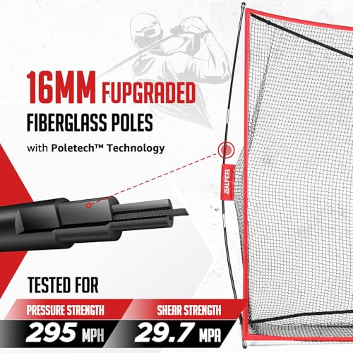 Golf Practice Net 10x7 ft with Chipping Net & Accessories for Backyard Training