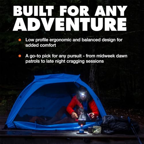 Rechargeable Black Diamond Spot 400-R Headlamp - Graphite, Bright 400 Lumens, Waterproof & Dimmable