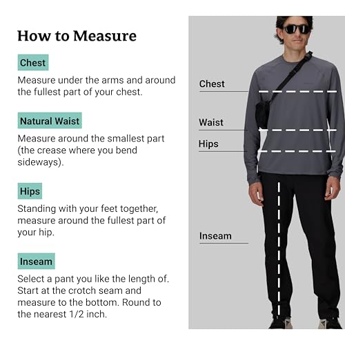 Men's Windridge Long Sleeve Shirt - Medium Steel Onyx, Moisture-Wicking, UPF 50