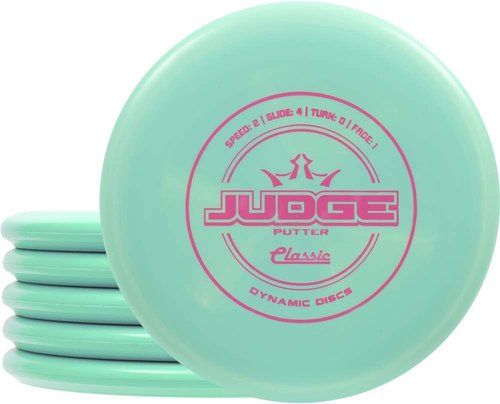 Dynamic Discs Judge Disc Golf Putter - 5 Pack Set for Men & Women | 170g+ Weight, Varying Colors & Stamps