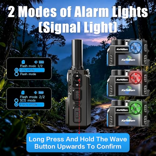 KaYoTom 2-Pack Gray Long Range Walkie Talkies with 4G LTE, Unlimited Coverage