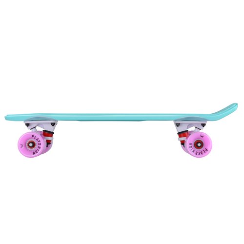 Mini Cruiser Skateboard for Kids, Beginners, and Adults - Lightweight and Portable 22 Inch Skateoard for Easy Riding - Supports Up to 300 lbs (Green)
