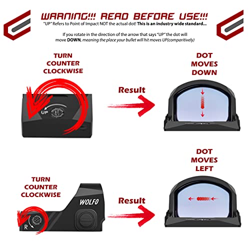 for Pistols 3 MOA with Shake Awake RMR Compatible