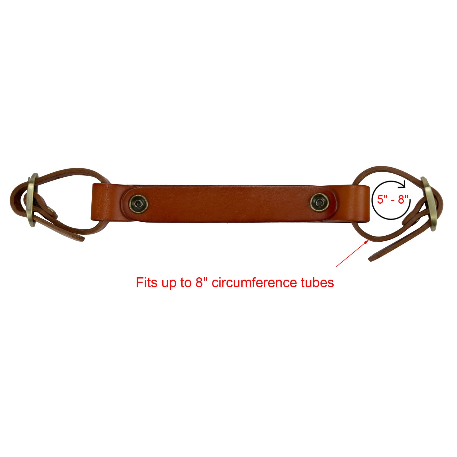 TOURBON Leather Bike Handle Strap Bicycle Frame Carrying lifter