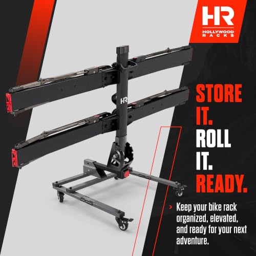 Universal Hitch Rack Storage Stand for 1-1/4" & 2" Bike Racks - Mobile Organizer