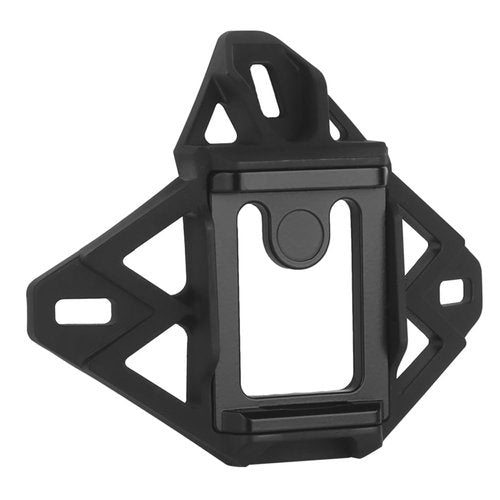 Tactical Helmet NVG Mount with Modular Bungee Shroud and Sports Camera Bracket Base for Wendy 3.0 Helmet (Black)