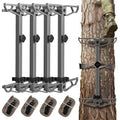 17.5-Inch Aluminum Climbing Sticks for Hunting, Lightweight & Non-Slip, Stackable & Packable, Suitable for Tree Stands & Tree Climbing