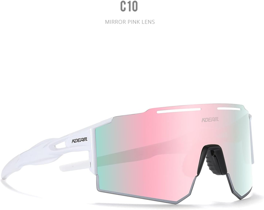 Sports Polarized Sunglasses - UV400 Protection for Men & Women | Windproof Goggles for Cycling, Driving & Golf