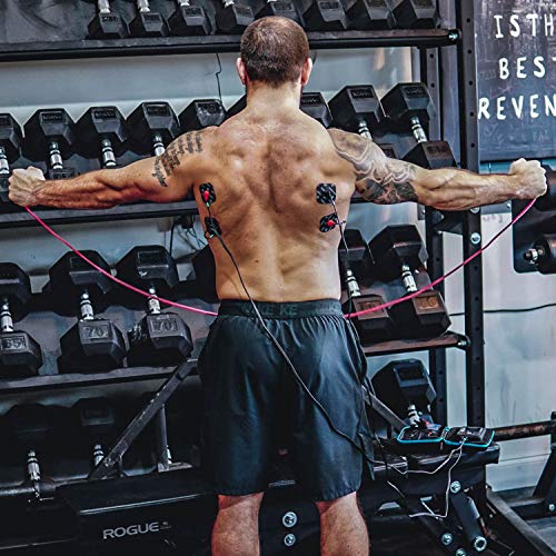 Muscle Stimulator with TENS Kit - 10 Programs for Muscle Recovery & Performance