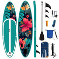 TrekFree Inflatable Stand Up Paddle Board 11' Red SUP with Fin & Pump